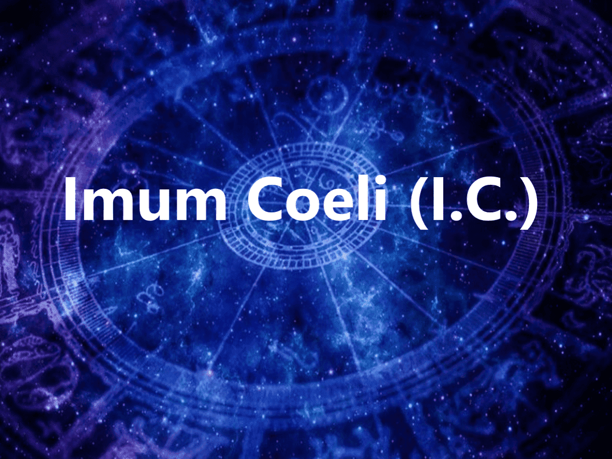 Thiên Đế - Imum Coeli là tiếng Latin có nghĩa là 